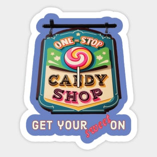 One Stop Candy Shop Sticker